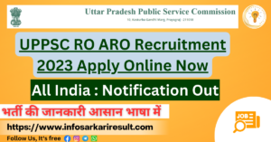 UPPSC RO ARO Recruitment 2023